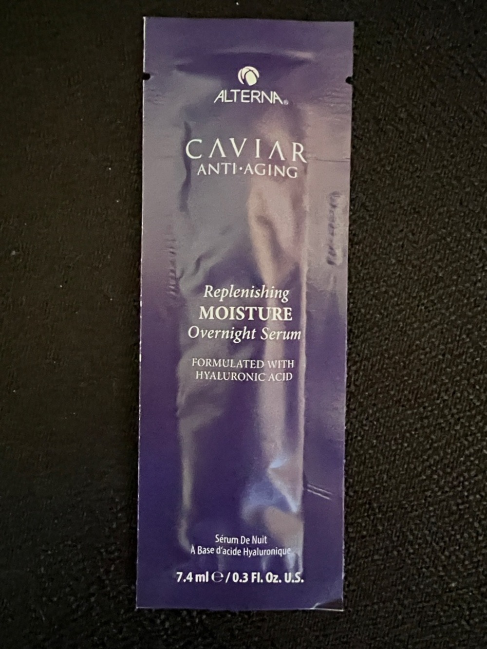 Caviar Anti-Aging Sachet Sample - replenishing moisture overnight serum 7.4 ml